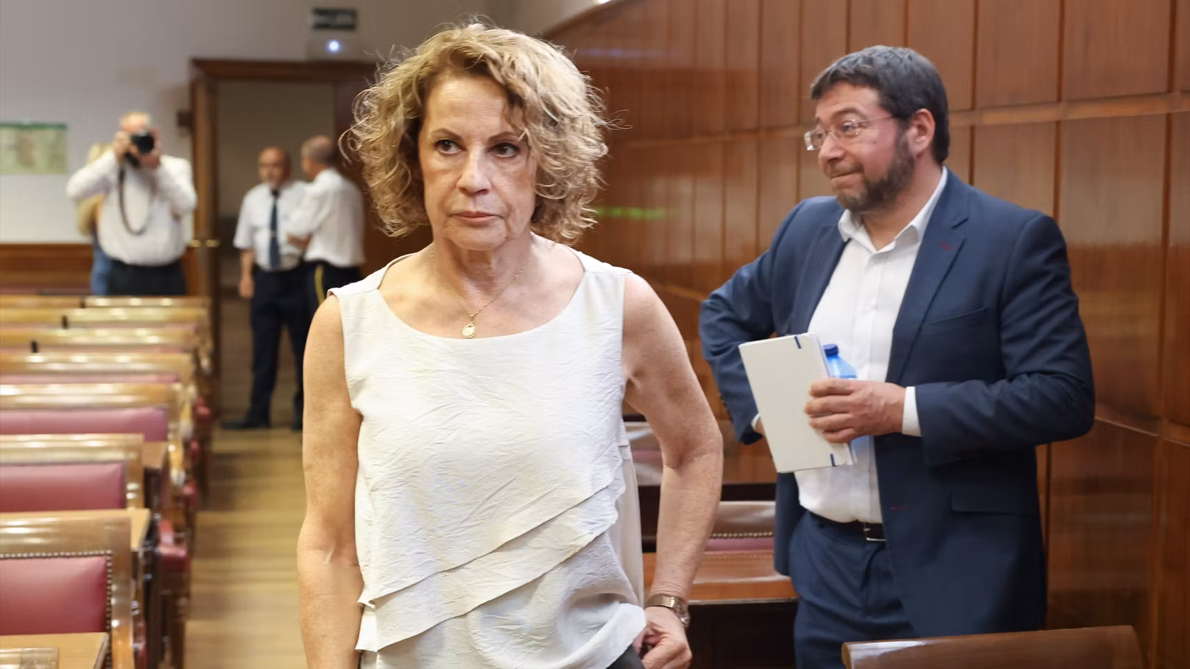 La exdirectora general de la Agencia Estatal de Administración Tributaria (AEAT), Soledad Fernández Doctor, a su llegada a la Comisión de Investigación sobre la gestión de la Sociedad Estatal de Participaciones Industriales (SEPI).