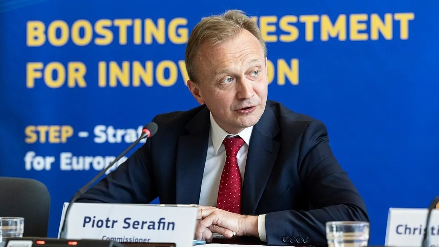 European Commissioner for EU Budget Piotr Serafin in 2026