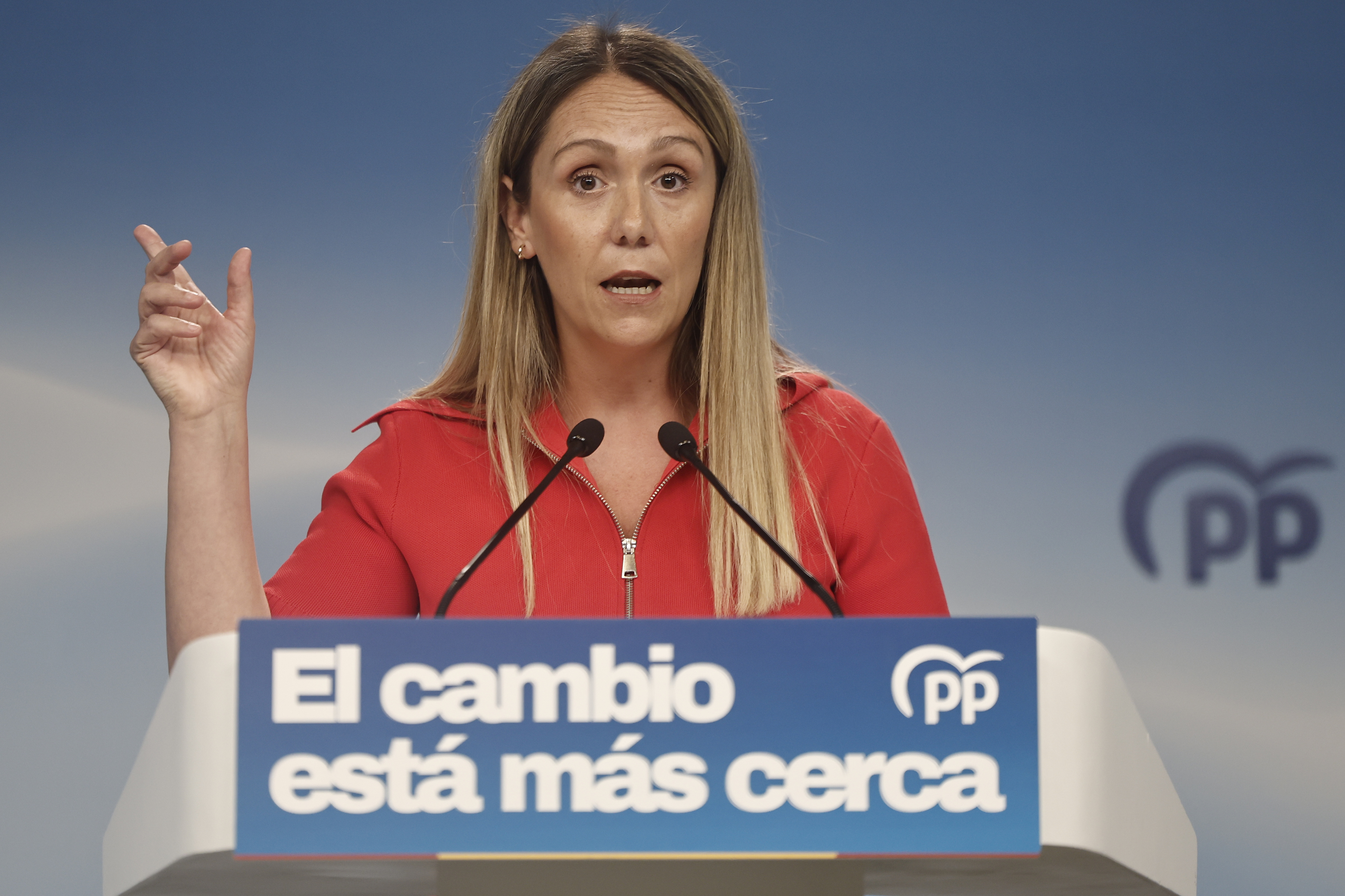 La vicesecretaria de Coordinación Sectorial del Partido Popular, Alma Ezcurra.