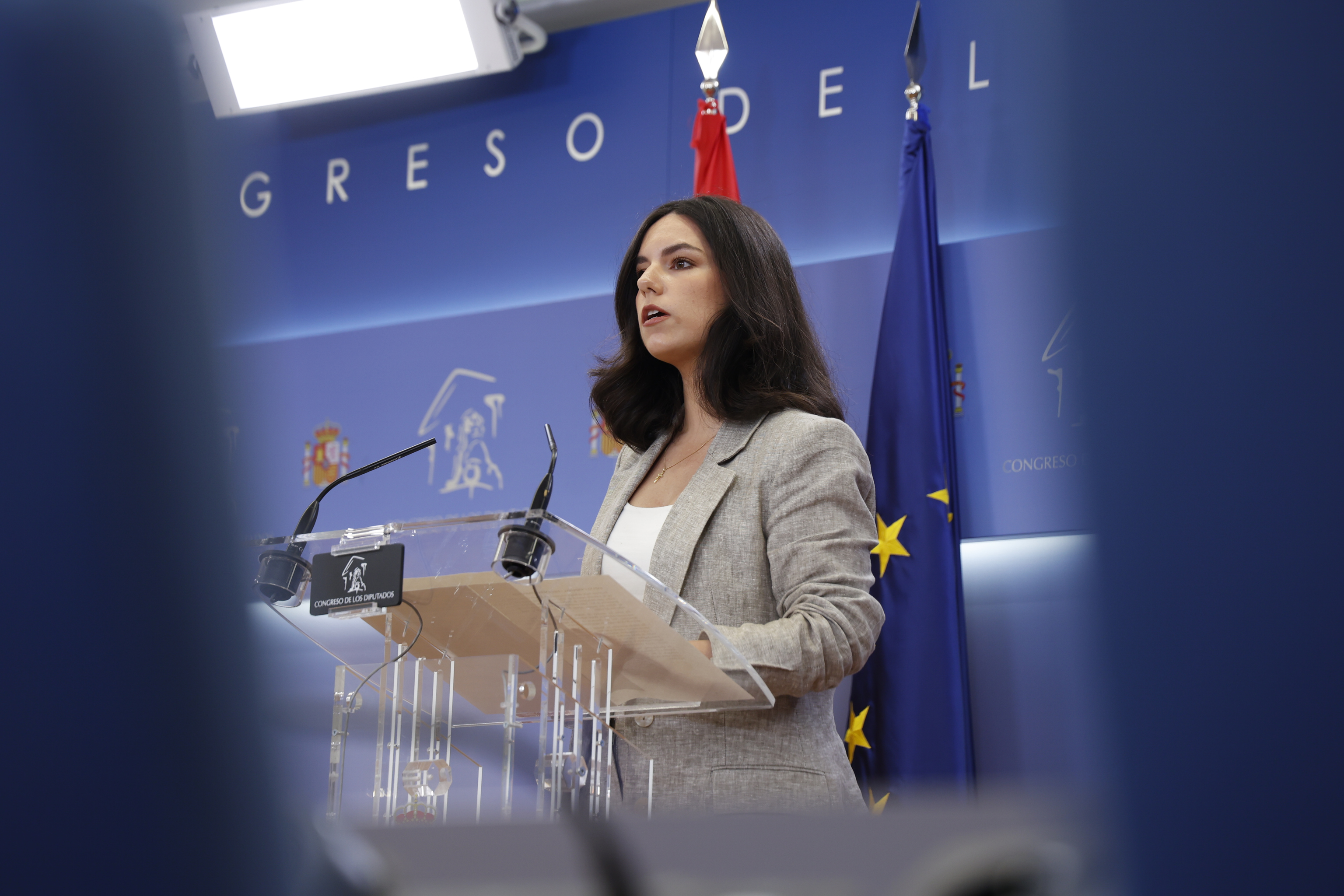 La portavoz de Vox en el Congreso, Pepa Millán
