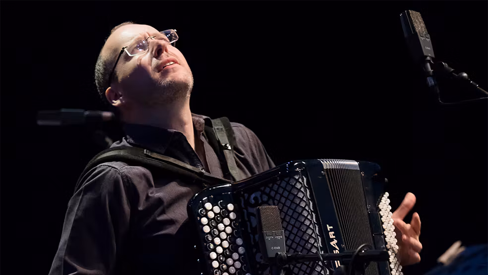 Ludovic Beier, durante su actuación con el Montmartre Quartet en Jazz San Javier.