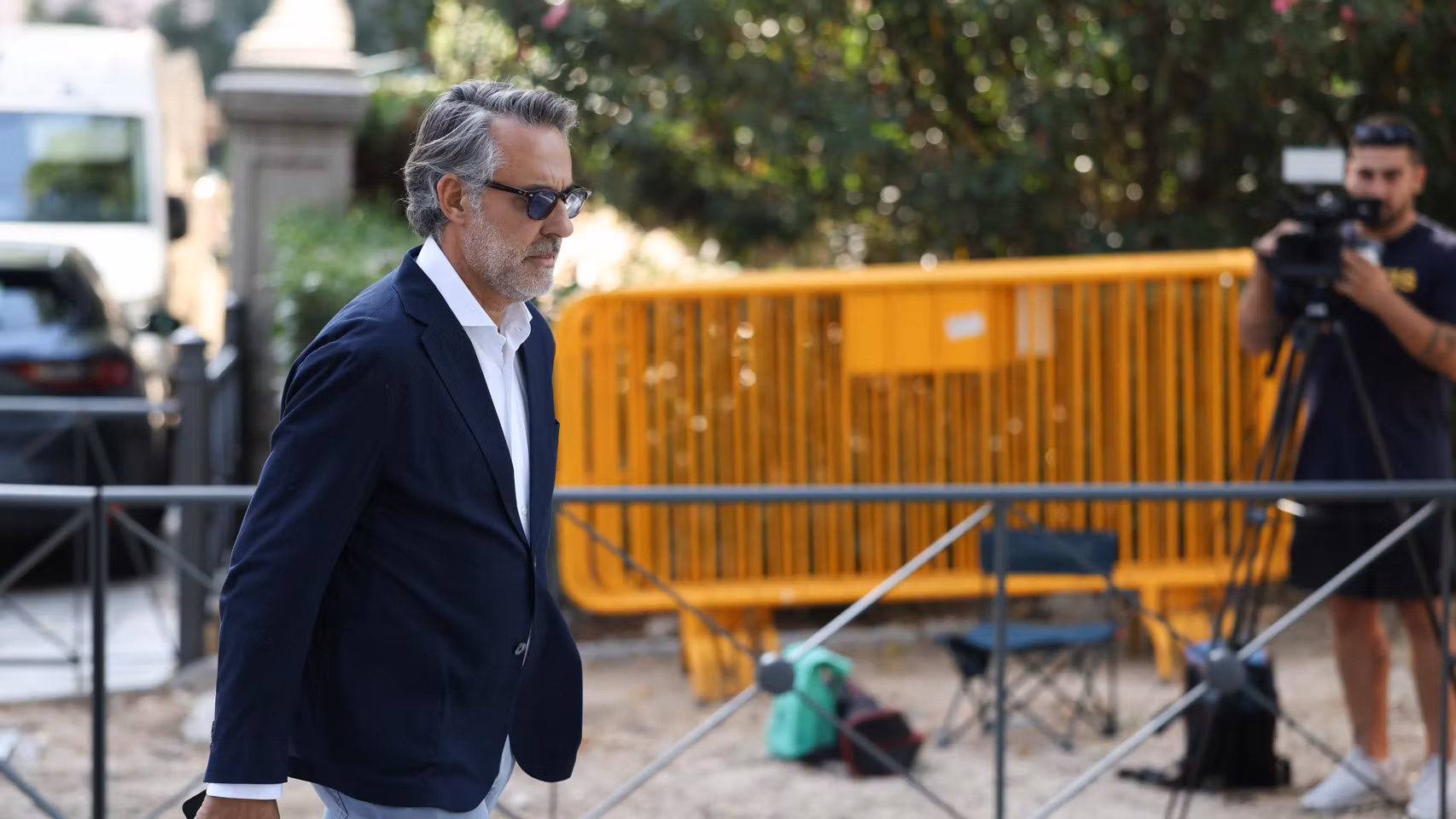 Joaquín Parra, este miércoles, a su llegada a la Audiencia Nacional.