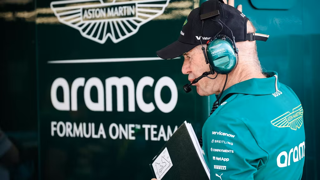 Adrian Newey, en el box de Aston Martin F1