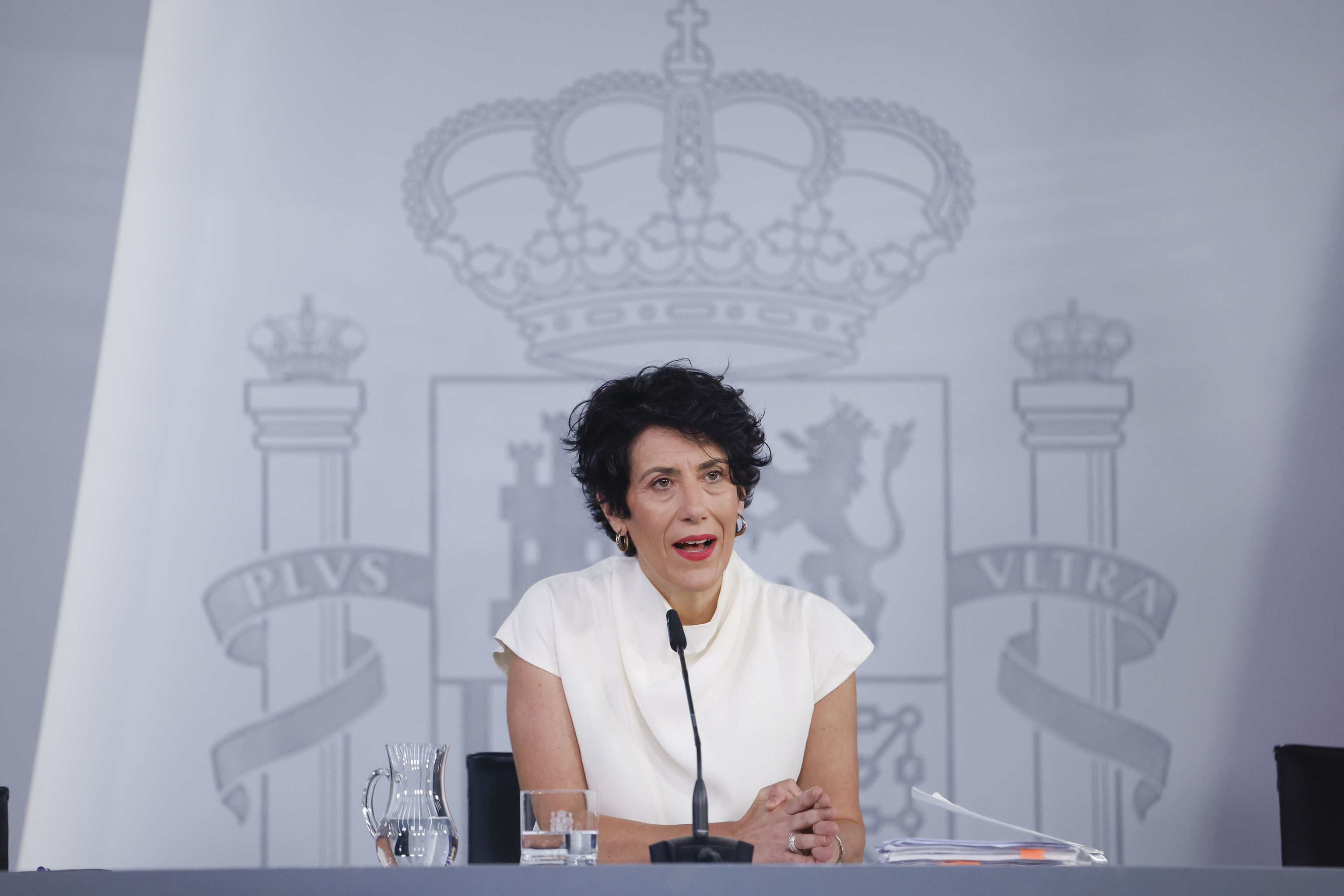 La ministra de Inclusión, Seguridad Social y Migraciones y portavoz, Elma Saiz