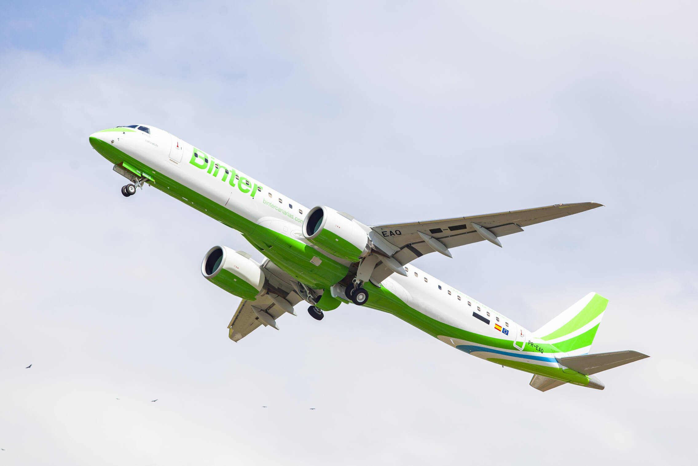 Embraer E195-E2 de Binter. (Foto: cortesía)