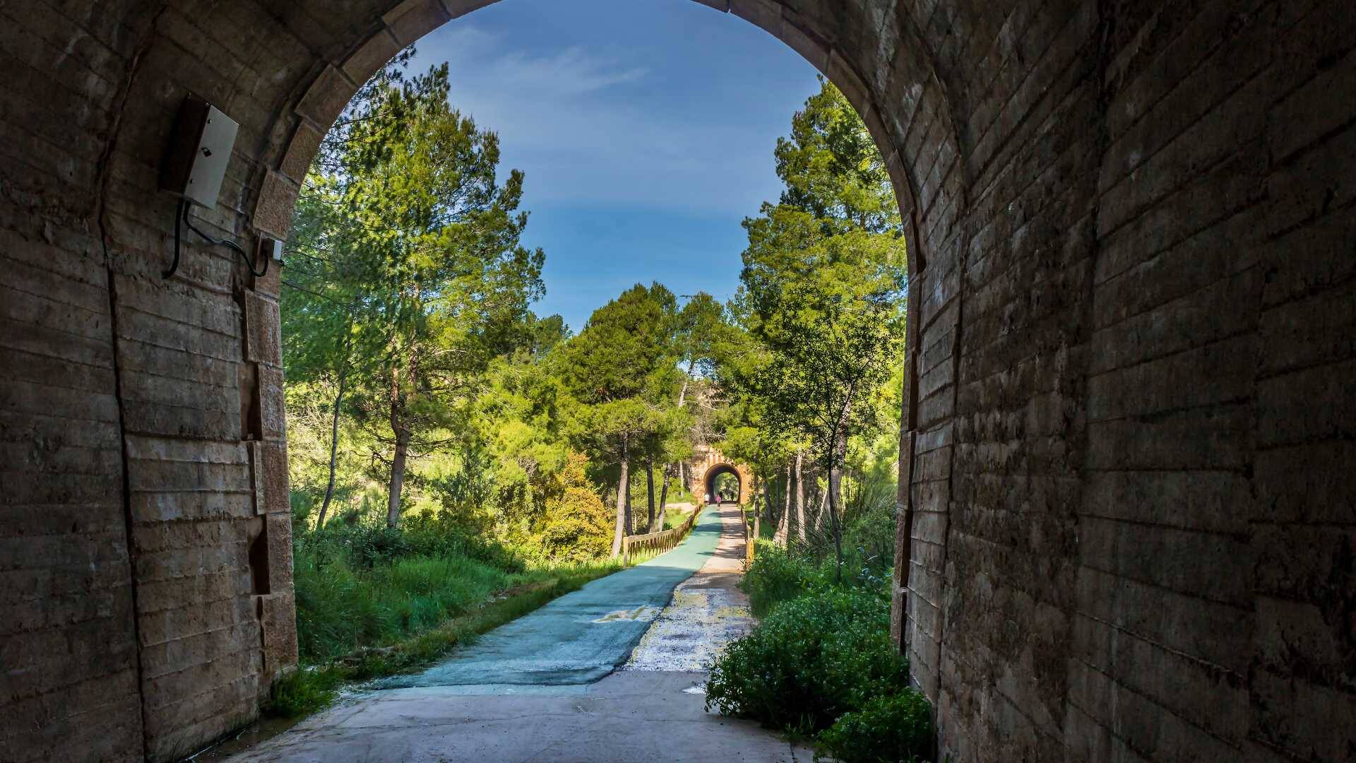 Foto: La vía verde para hacer senderismo o ciclismo en Alicante. (Comunitat Valenciana)