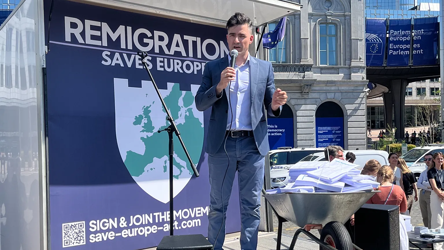 Martin Sellner is the leader of the 'Save Europe Act' campaign and he is considered the intellectual architect of remigration 