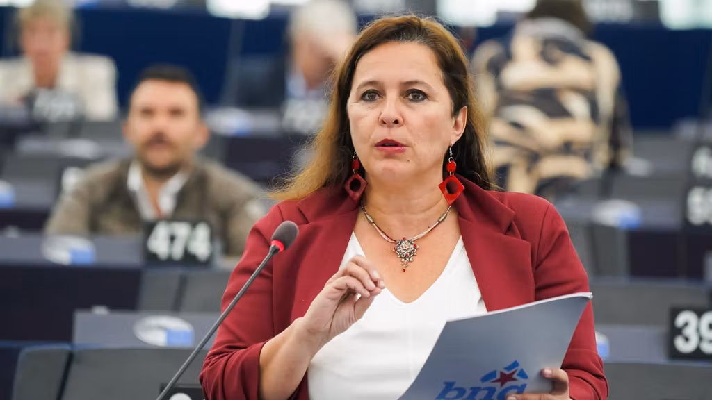 Ana Miranda, del BNG, en el Parlamento Europeo.