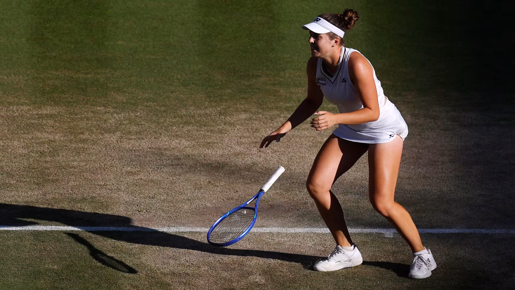 Nosková tras haber ganado la final. 