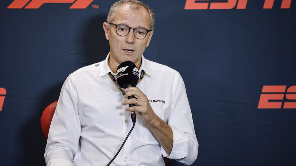 Stefano Domenicali, durante el Gran Premio de Estados Unidos.