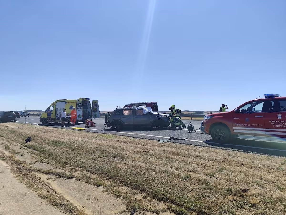 Imagen del lugar del accidente.