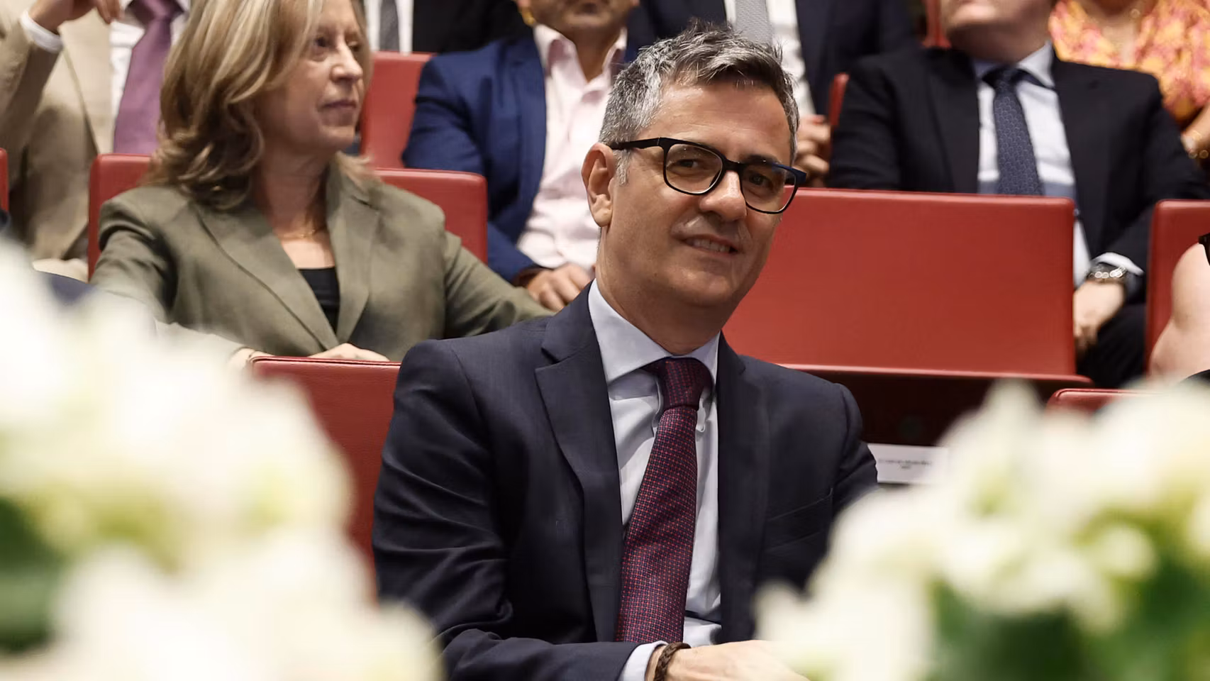 Félix Bolaños, en el acto de entrega de los Premios a la Calidad de la Justicia otorgados por el CGPJ el pasado 26 de junio.