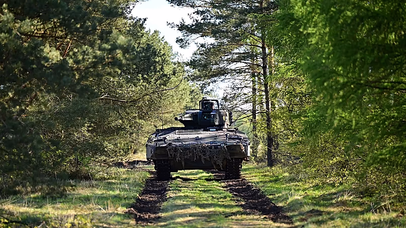 Mechanised infantry battalion 122 from Oberviechtach operates Puma tanks (stock image).