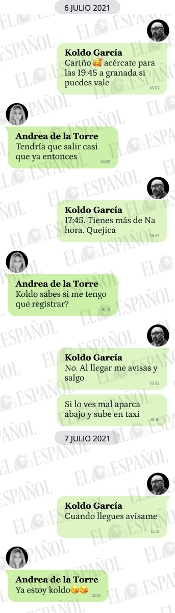 Conversación entre Koldo García y Andrea