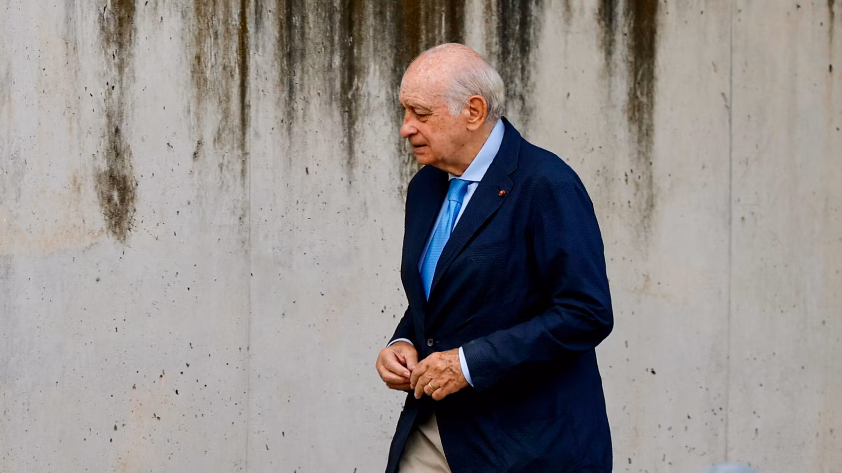 El exministro del Interior Jorge Fernández Díaz llega a la Audiencia Nacional, en San Fernando de Henares (Madrid) este miércoles.