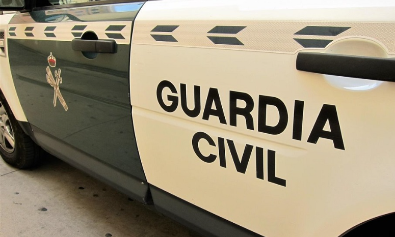 Vehículo de la Guardia Civi