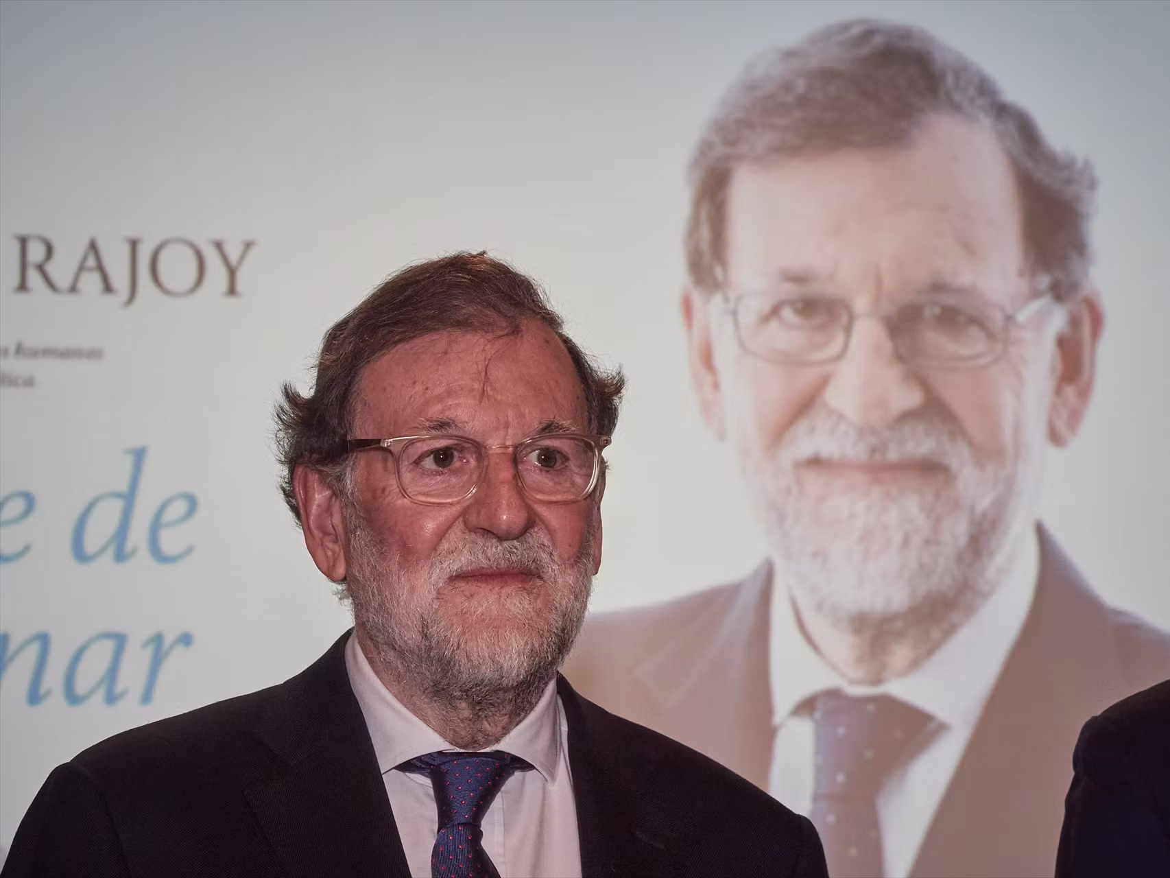 El expresidente Mariano Rajoy, el pasado mes de diciembre en Pamplona durante la presentación de su libro 'El arte de gobernar'.