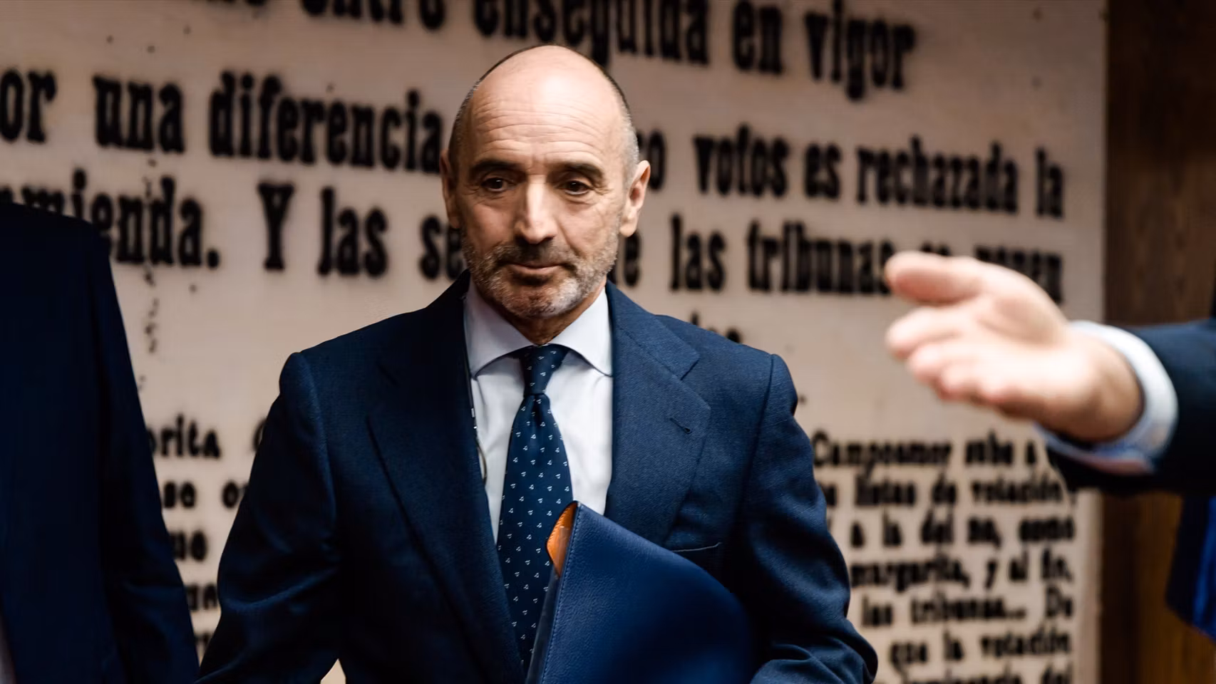 El empresario 'Julito' Martínez el pasado mes de abril en la 'comisión Koldo' del Senado.