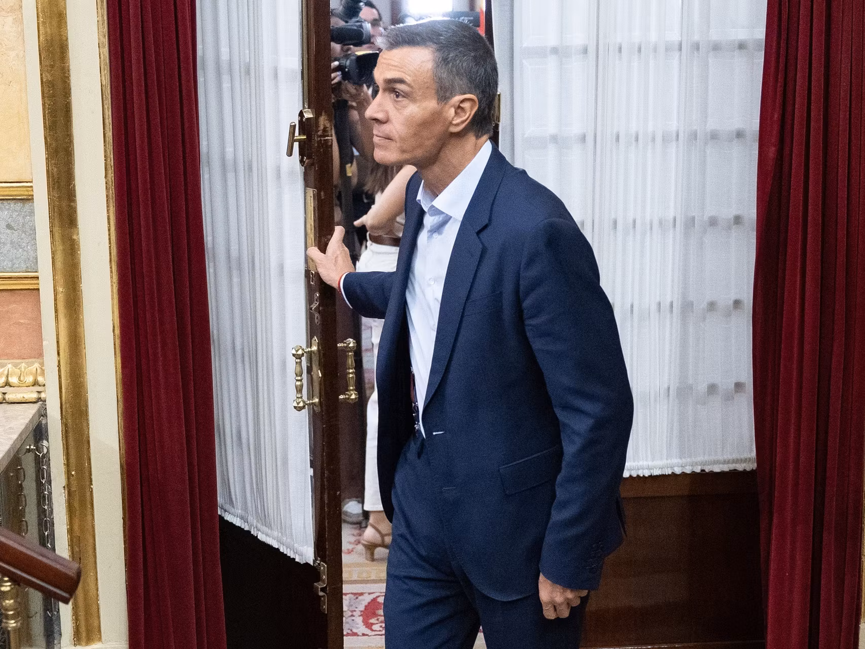 El presidente del Gobierno, Pedro Sánchez, durante la última sesión plenaria del Congreso antes del verano de 2026.