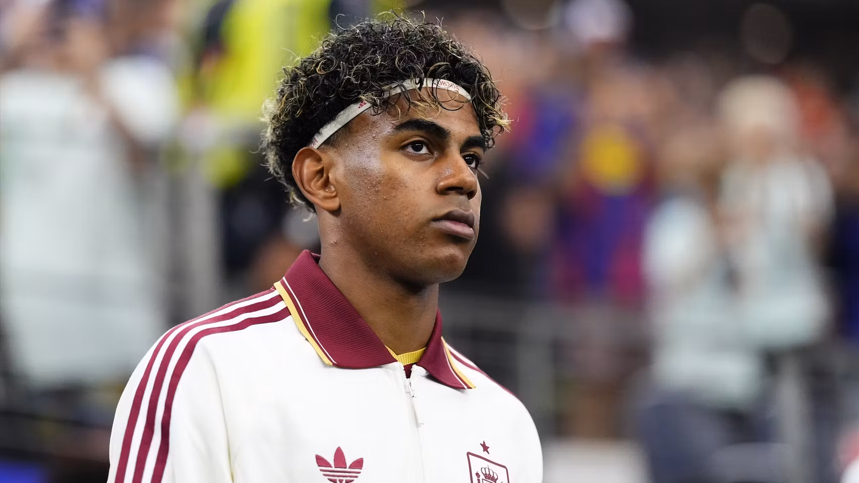 Lamine Yamal con la Selección Española.