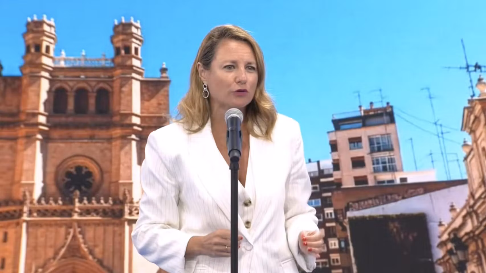 La alcaldesa de Castellón y candidata a revalidar la vara de mando en 2027, Begoña Carrasco.