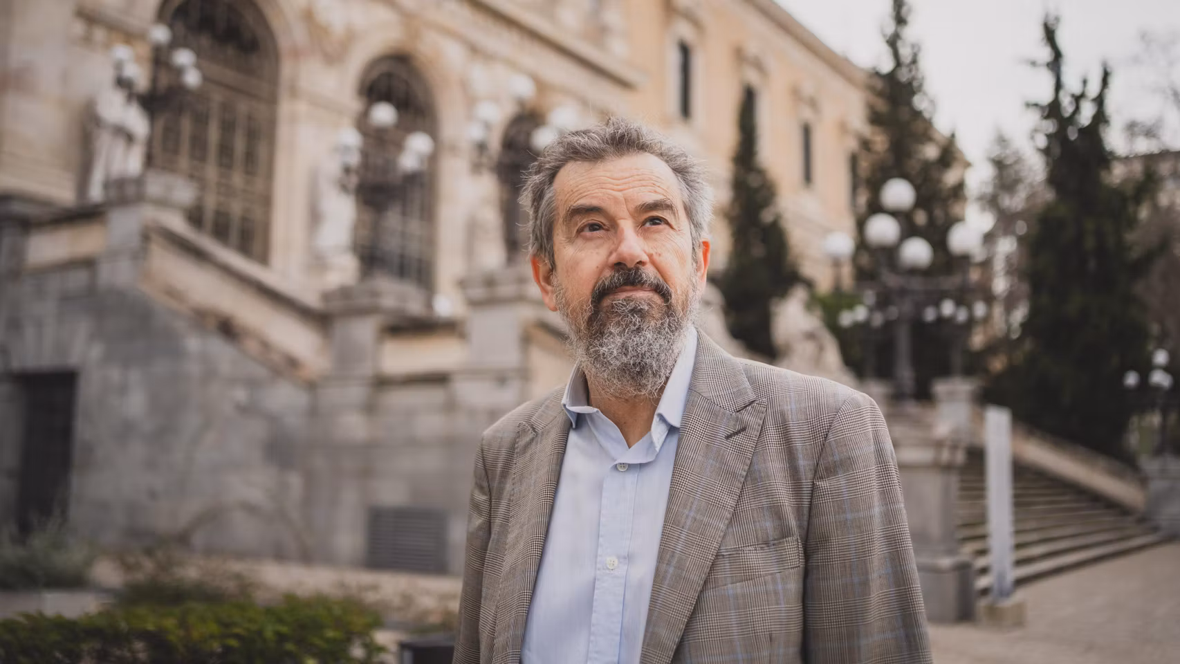Juan Francisco Fuentes durante una entrevista con EL ESPAÑOL.