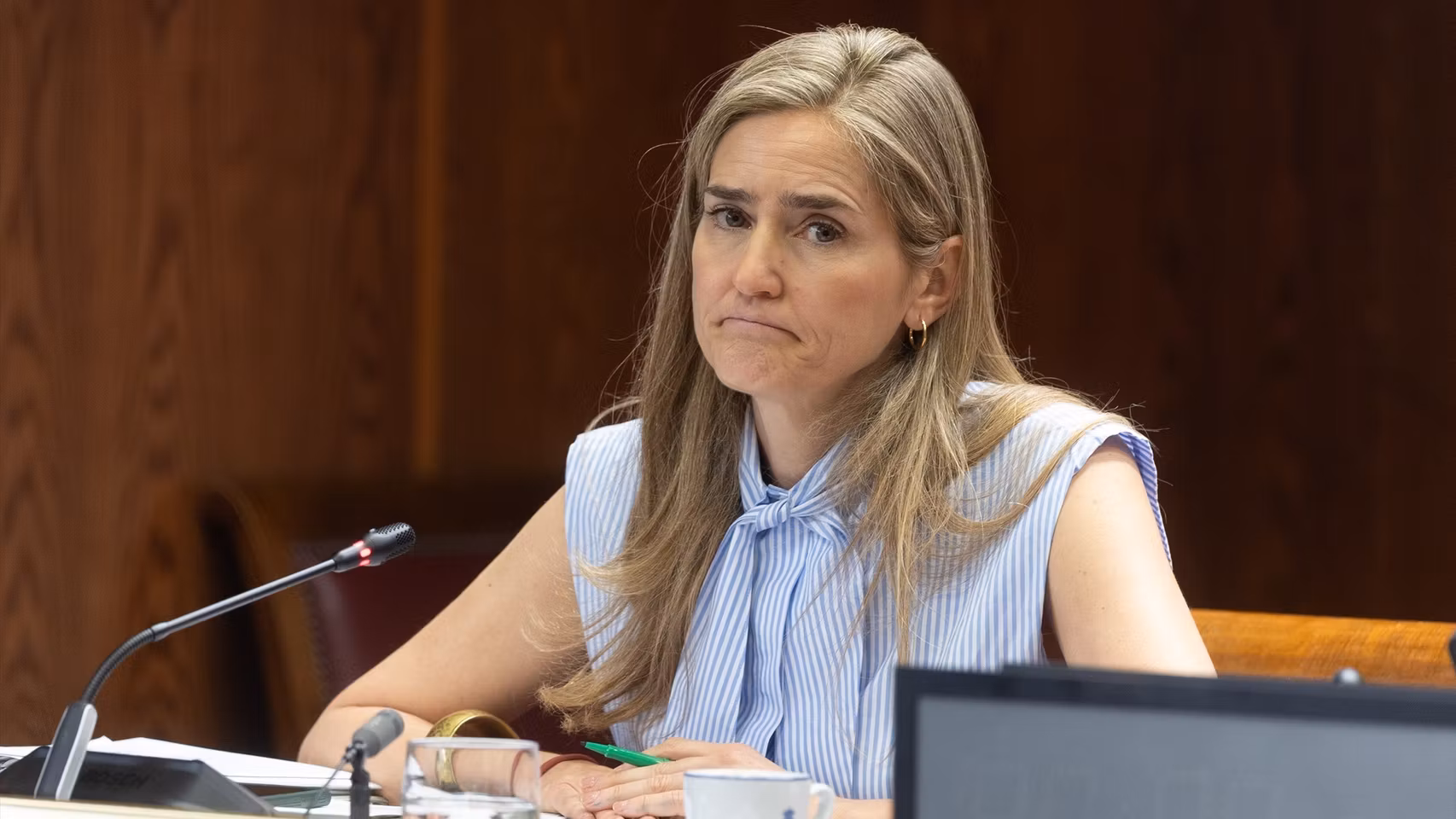 La Vicepresidenta Tercera del Gobierno y Ministra de Transición Ecológica, Sara Aagesen, comparece ante la Comisión de Investigación del Senado, a 8 de julio de 2026.