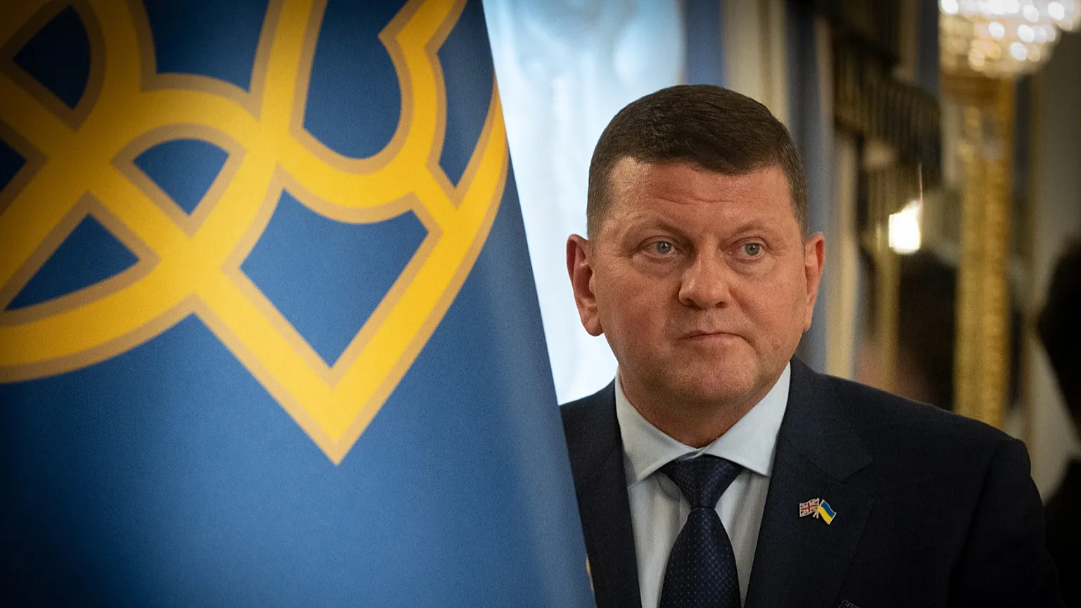 FILE: Former Commander-in-Chief of Ukraine's Armed Forces and Ambassador to the UK, Valerii Zaluzhnyi in Kyiv, Ukraine, Feb. 5, 2025.