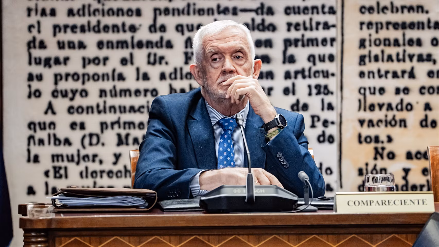 El Director Adjunto Operativo (DAO) de la Guardia Civil, Manuel Llamas, durante su comparecencia en el Senado, a 17 de julio de 2026, en Madrid 