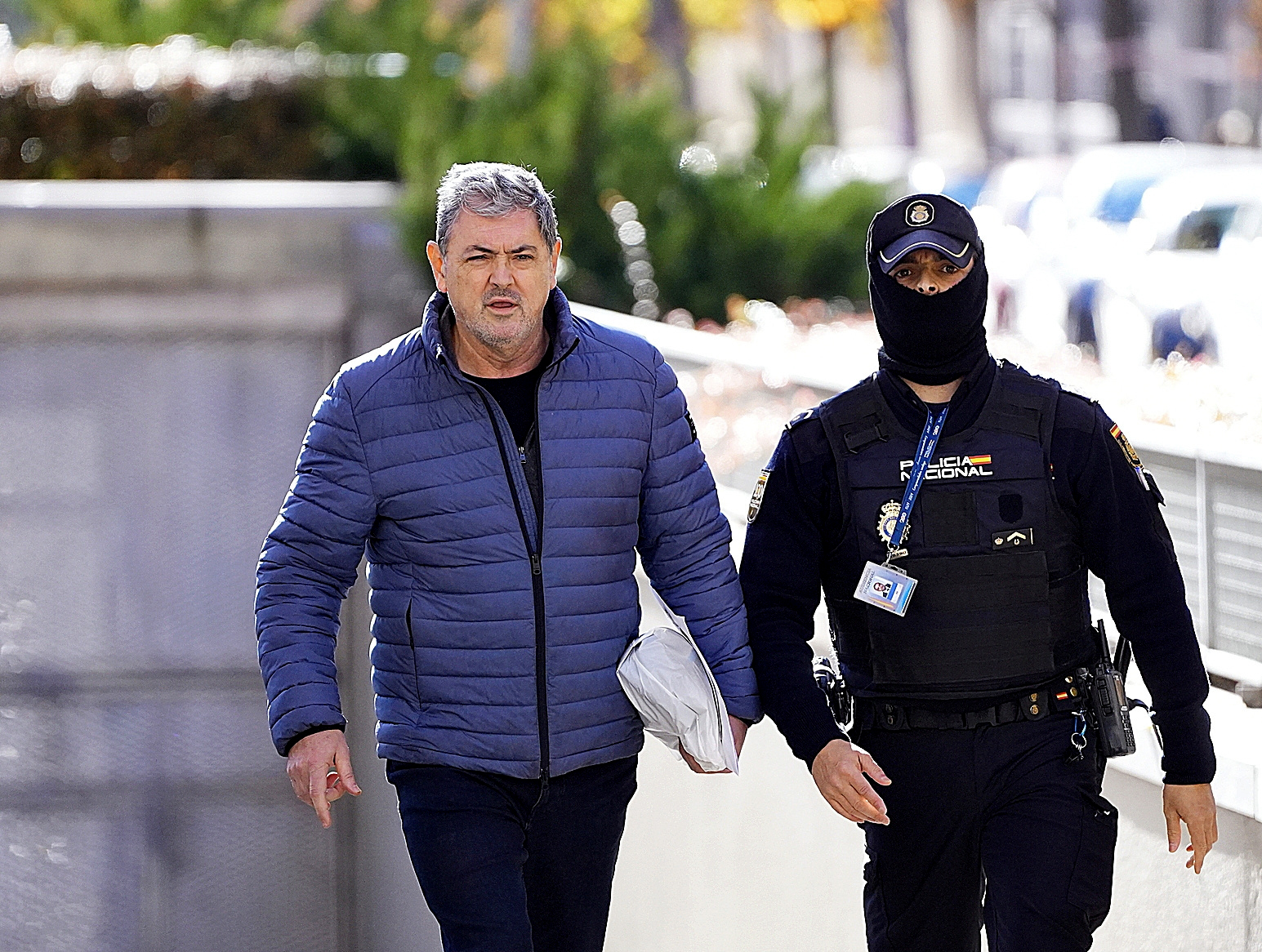 El empresario y socio en la sombra de Santos Cerdán, Antxon Alonso, llega a la Audiencia Nacional en diciembre pasado.