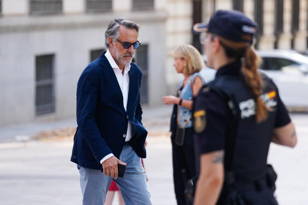 El empresario Joaquín Parra, este miércoles, a su llegada a la Audiencia Nacional.
