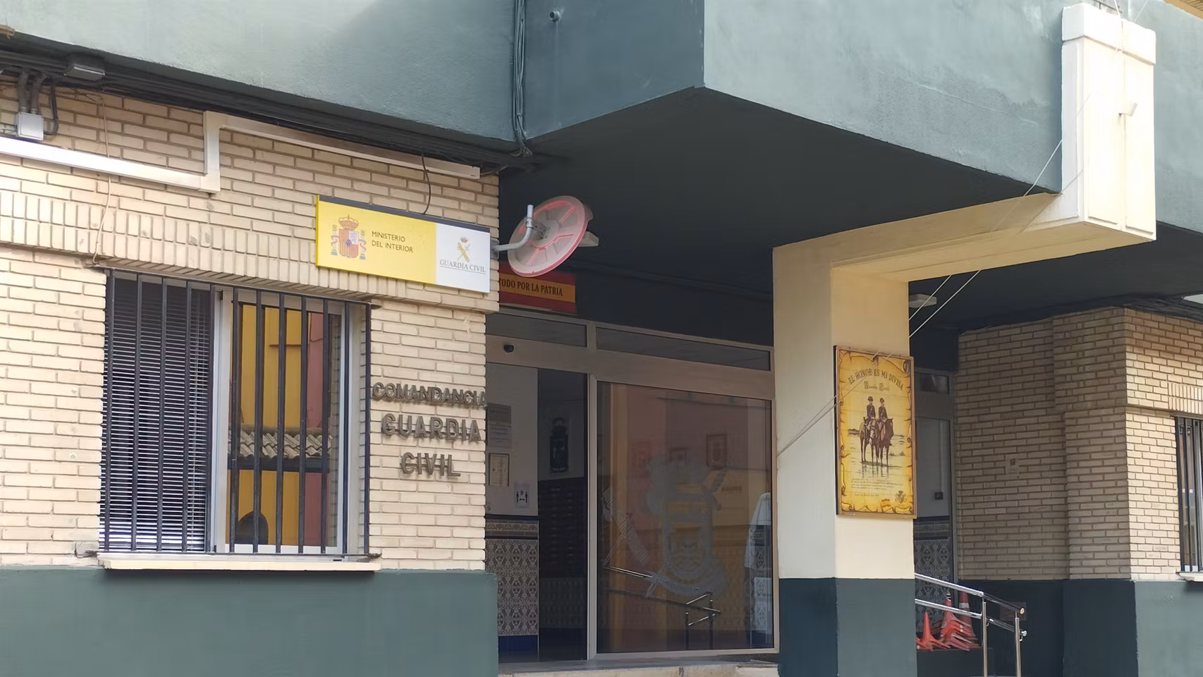 Comandancia de la Guardia Civil, en Huelva. 