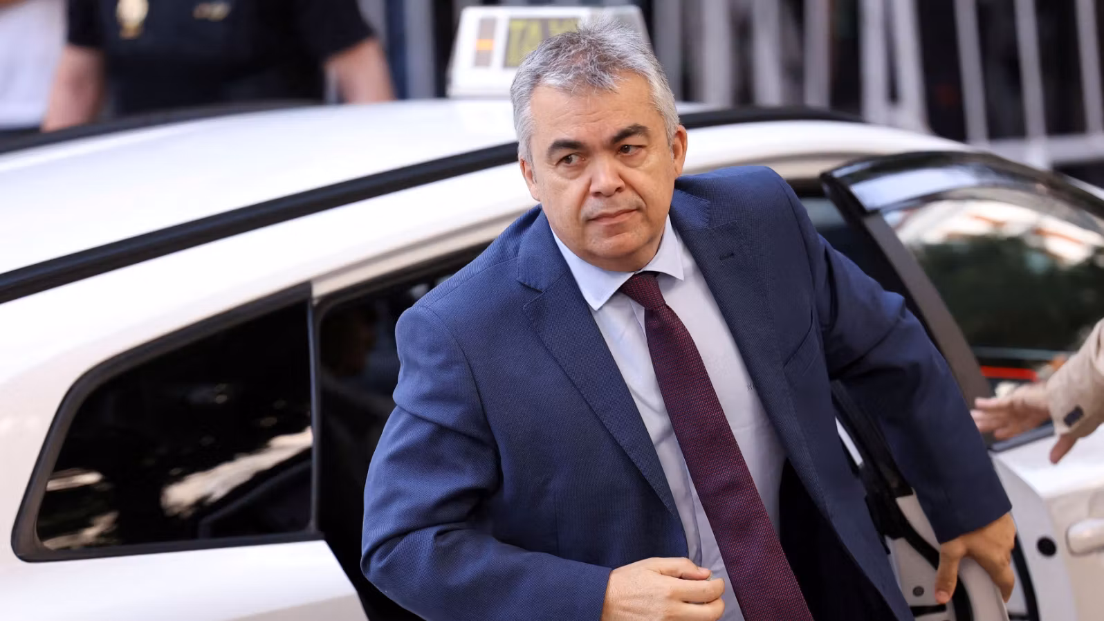 El exsecretario de Organización del PSOE, Santos Cerdán, a su llegada a declarar en el Tribunal Supremo el 30 de junio del 2025.
