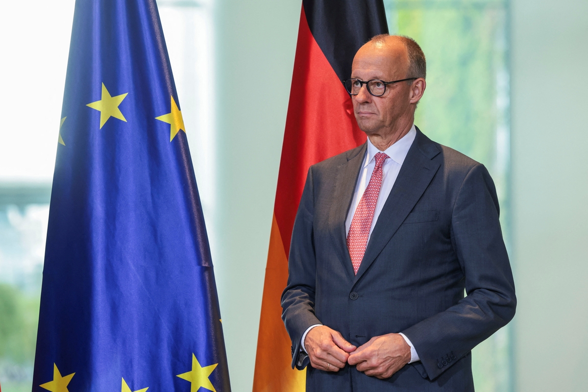 El canciller alemán, Friedrich Merz. (REUTERS/Christian Mang)