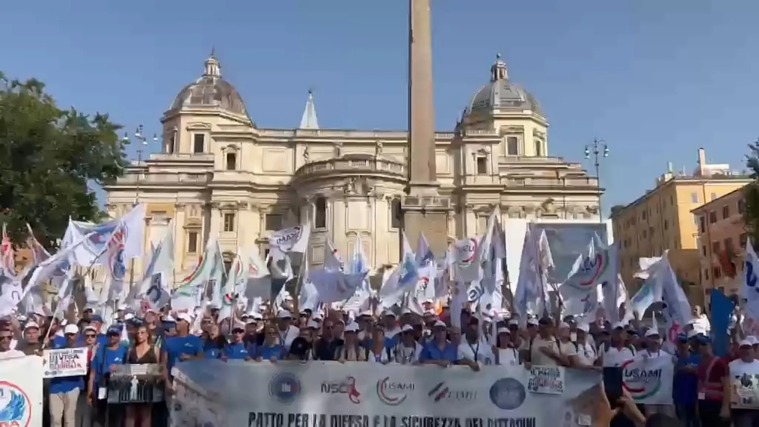 Demonstration by law enforcement and defence forces in Rome, 18/07/2026