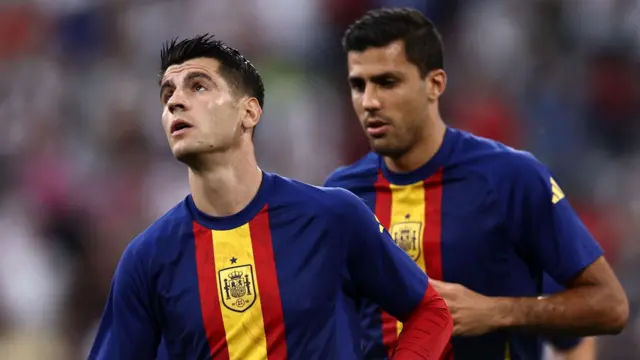 Morata y Rodri.