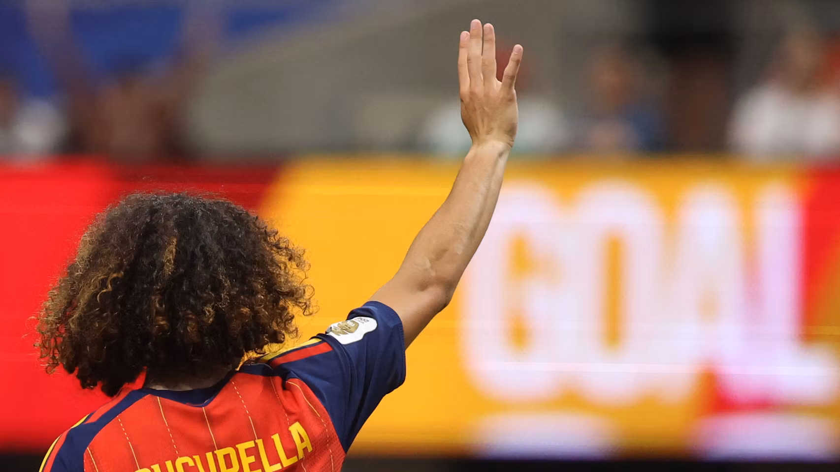 Marc Cucurella, con la Selección.