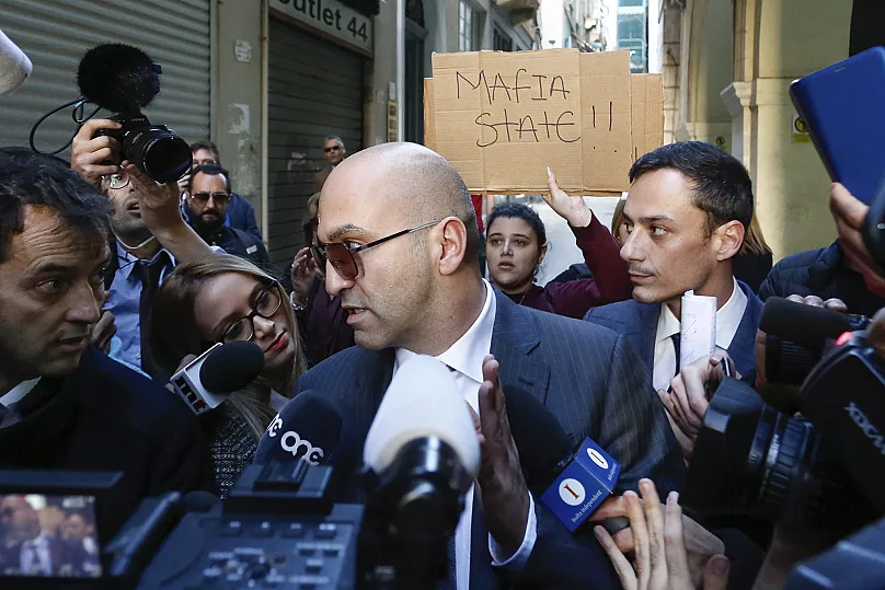 Maltese businessman Yorgen Fenech in Valletta, 29 November, 2019