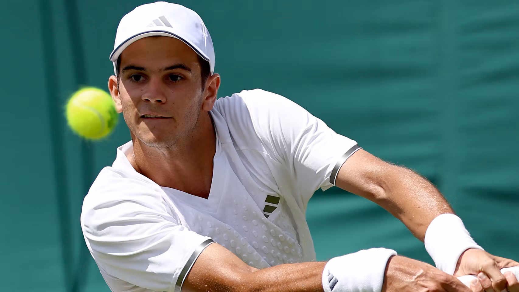 Rafa Jódar, en Wimbledon.