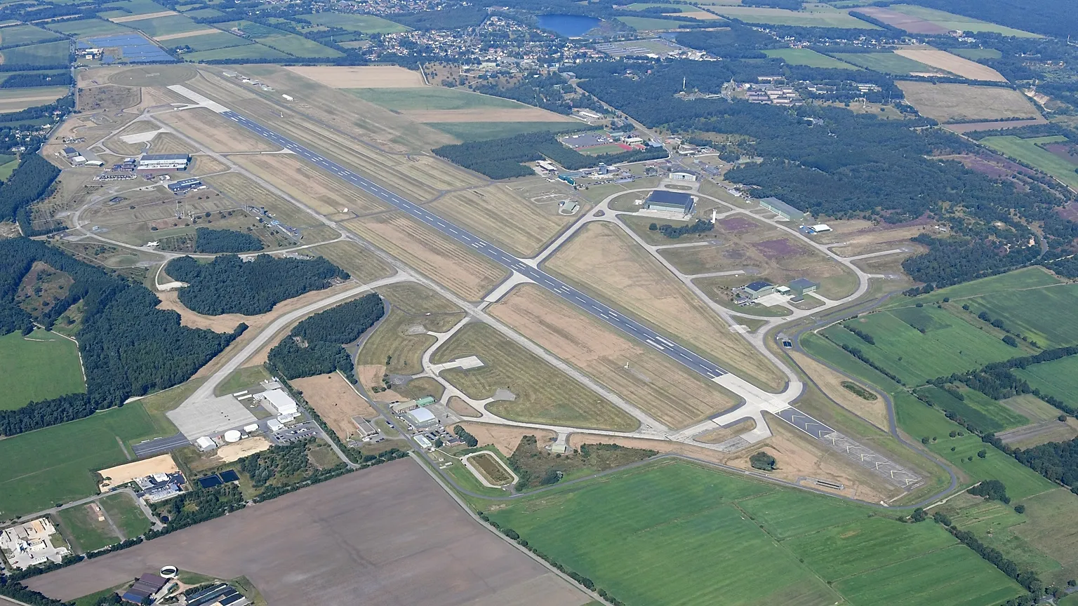 Aerial view of Nordholz air base