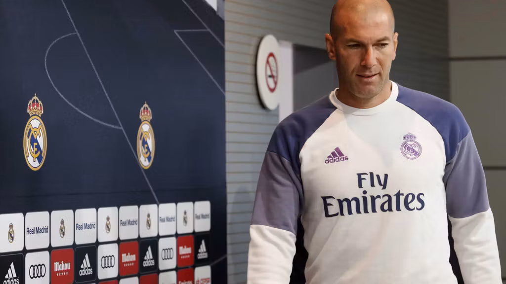 Zidane, en rueda de prensa.