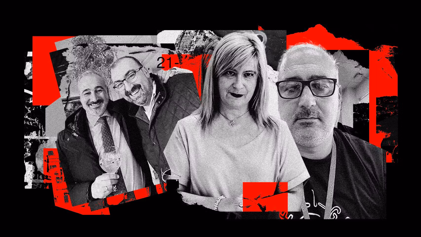 Fotomontaje de Leire Díez, Koldo Garcia y Francisco Ortega.