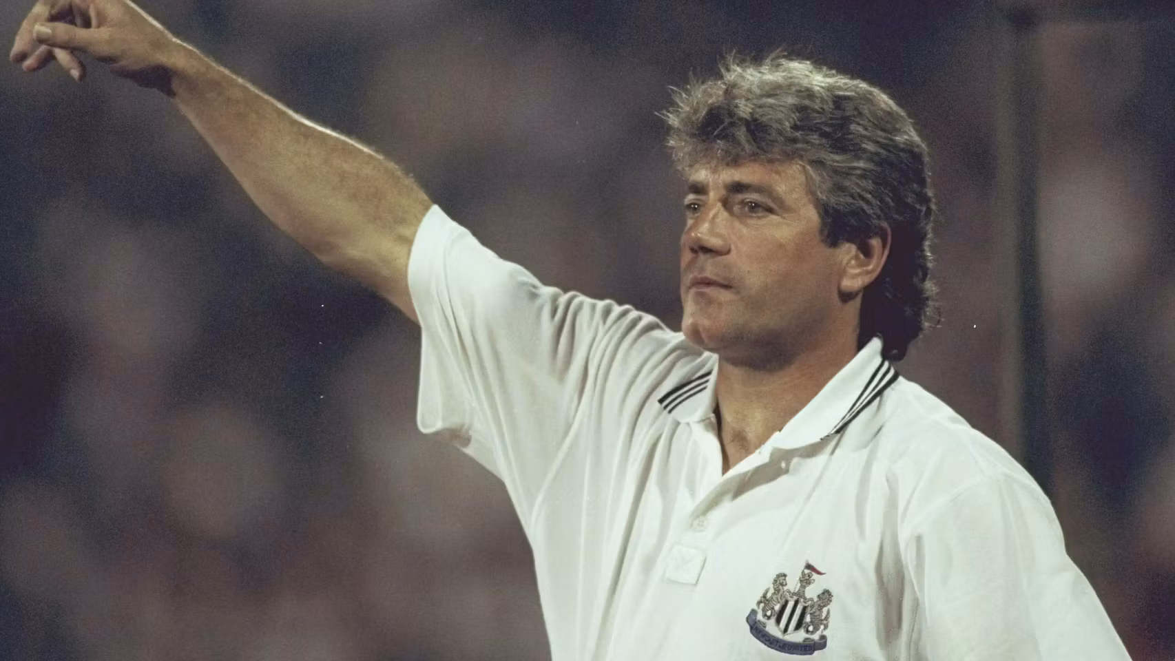 Kevin Keegan, durante su etapa como entrenador del Newcastle.