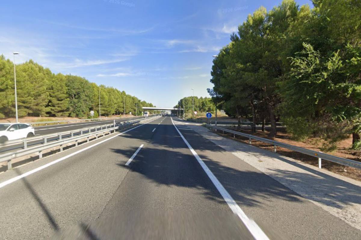 La A-30 a la altura de Albacete.