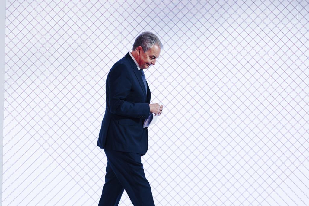 José Luis Rodríguez Zapatero, tras participar en el encuentro 'China-Europe Talent Forum' en septiembre de 2025.