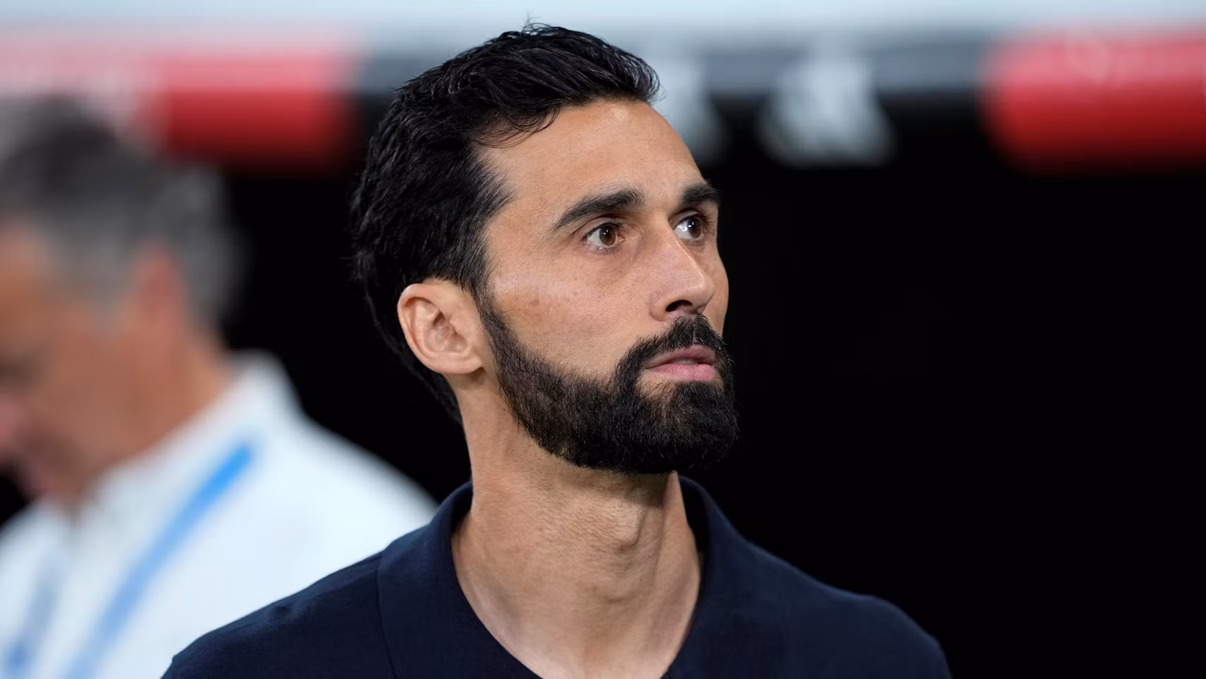 Álvaro Arbeloa, en su último partido dirigiendo al Real Madrid.