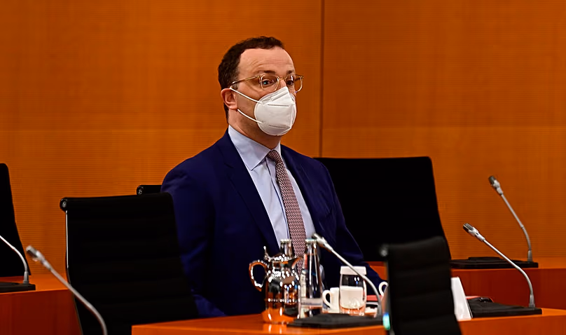 Jens Spahn as health minister in 2021