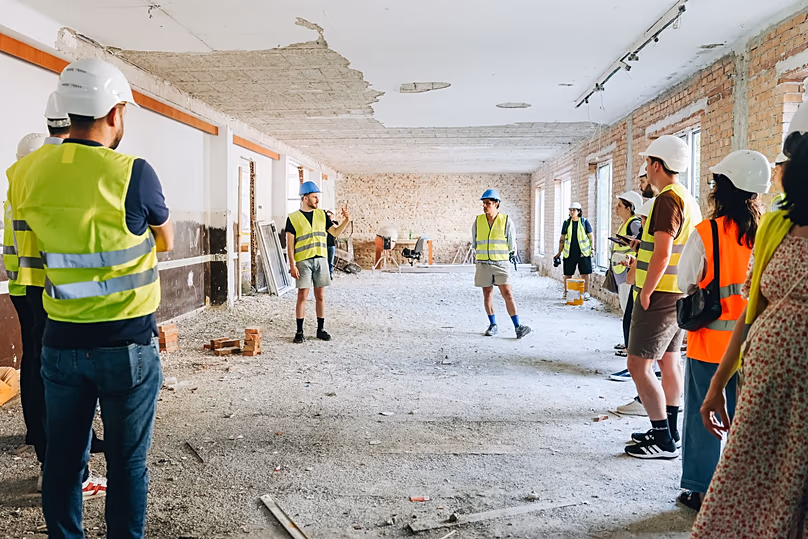Site visit of the rental housing development on Baross Street in the 4th district on 22 June 2026