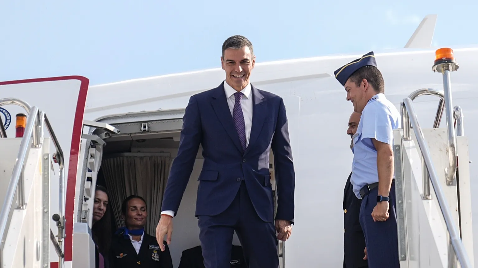 Spanish prime minister Pedro Sánchez arrives at the NATO summit in Ankara, Turkey, on Tuesday 7 July 2026. (Osmancan Gürdoğan, file photo via AP)