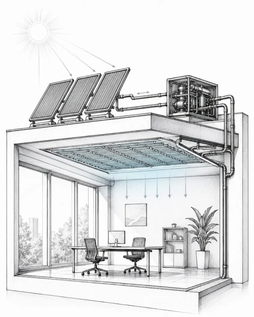 Adiós al aire acondicionado: Michal Masaryk y la Universidad Tecnológica de Eslovaquia en Bratislava crean frío con calor solar